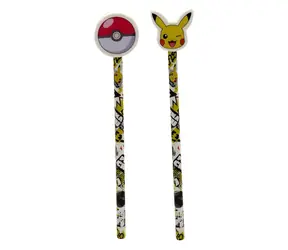 CYP BRAND Ceruzka s gumou Pokémon / Grafitová / Mix motívov