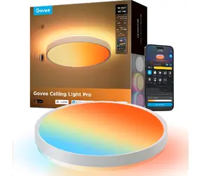 Govee SMART stropné svietidlo RGBICWW 46 cm / Stropné svietidlo / RGBIC + WW / Wi-Fi/Bluetooth / 4800 lm / Matter