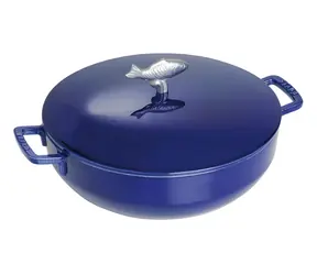 Staub Liatinový hrniec na rybiu polievku 40510-326-0 modrá / 28 cm / 4,6 l