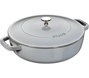 Staub Panvica s pokrievkou 28 cm 40511-470-0 grafitová / Liatina / Smalt / 3,7 l / Indukcia