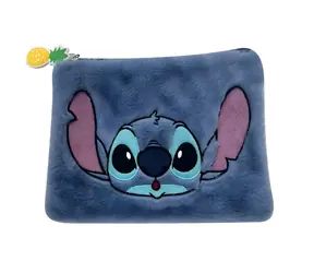 PYRAMID Plyšový peračník XL Stitch modrý / Peračník / Lilo a Stitch