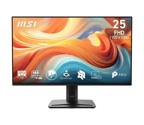 24,5" MSI Pro MP251 E14A čierna / Monitor / IPS / FHD / 144Hz / 1ms / VESA