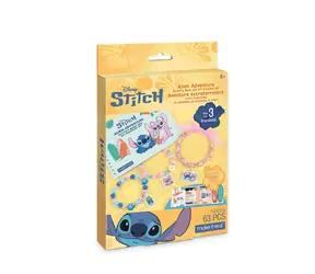 Make it Real Aktivitný zošit a sada náramkov Stitch / 12 náramkov / od 6 rokov