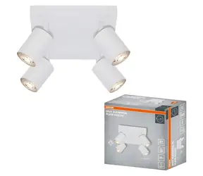 OSRAM Bodové svietidlo 4X GU10 biela / Svietidlo / 4X GU10 / interiér