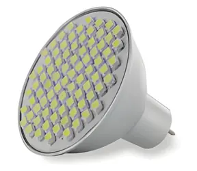 Whitenergy LED žiarovka reflektorová GU5.3 / Žiarovka / 80x SMD / 4 W / biela