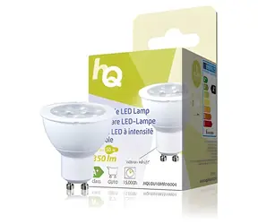 HQ MR16 GU10 / LED žiarovka / 5,5 W / 350 lm / 2700K teplá biela / stmievateľná