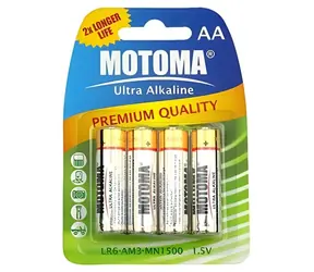 Motoma Ultra Alkaline AA / Batéria / LR6 / 1,5 V / 4 ks