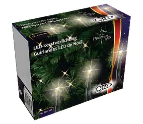 GETX Vianočná svetelná reťaz 100 LED teplá biela vonkajšia / Vianočná reťaz / 100 LED