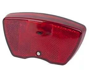 Pro-T Zadné svetlo na bicykel / Zadné svetlo na bicykel / 3 LED diódy / Blikací režim / Uchytenie na nosič