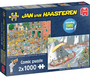 JUMBO Puzzle JvH Holandskej tradície / 2× 1000 dielikov / od 15 rokov