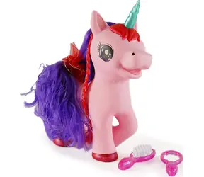 MAC TOYS Jednorožec so zvukom ružový / Interaktívna hračka / 27 x 10 x 29 cm