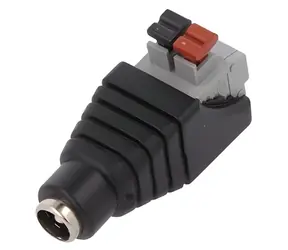 Tipa Zdierka DC 2,1 mm s pružinovou svorkou / Konektor / 2,1 mm