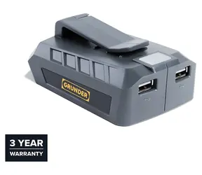 Grunder ADP-01 / USB nabíjací adaptér / Powerbank / 18V