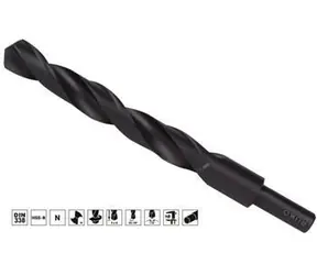 Ruko 200150 / Vrták do kovu / Priemer 15 mm / Dĺžka 169/139 mm / Zúžená stopka 10 mm / HSS