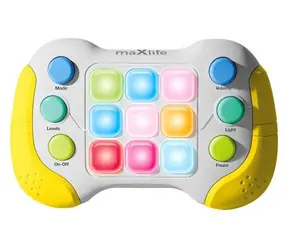 Maxlife MXPS-300 / Prenosná hra / Pop It / 4 herné režimy / svetelné a zvukové efekty
