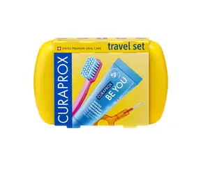 Curaprox Travel set Cestovná sada žltá