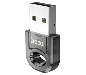 Hoco UA28 čierna / Bluetooth adaptér / Bluetooth 5.1 / USB-A