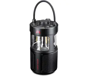 Midland ER Lantern / LED kempingový lampáš / IPX6 / Bluetooth reproduktor 20 W / powerbanka