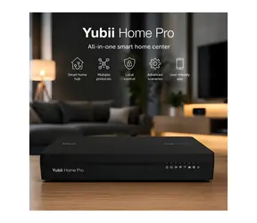 Fibaro Yubii Home Pre YHP-001 čierna / Centrála pre múdru domácnosť / Wi-Fi / Z-Wave / ZigBee / Ethernet