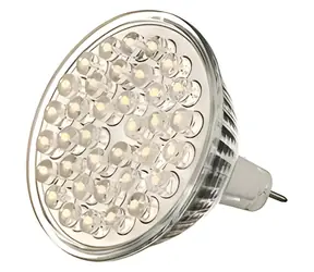 Whitenergy LED žiarovka GU5.3 / 36 LED / 1,5 W / 12V / studená biela / reflektorová