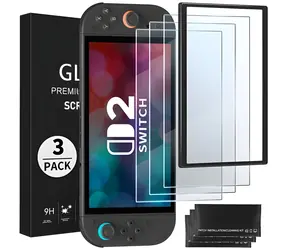 Funlab NS2 / Ochranné tvrdené sklo / Nintendo Switch 2 / 9H / 3 ks + aplikátor