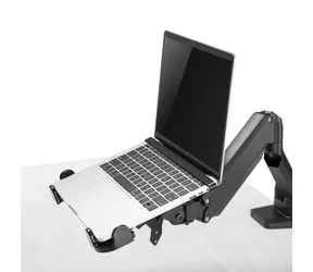 Stolový držiak notebooku 11-17" čierny / Stojan pre notebook / pre prácu postojačky aj posediačky