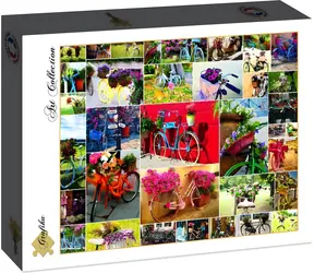 GRAFIKA Puzzle Koláž: Kolesá / 1500 dielikov / 85 x 61 cm