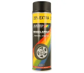 MOTIP Farba na disky čierna matná / Sprej / 500 ml