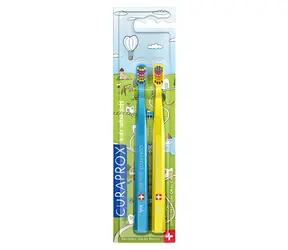 Curaprox CS Kids Duo Edition Detská zubná kefka 2 ks