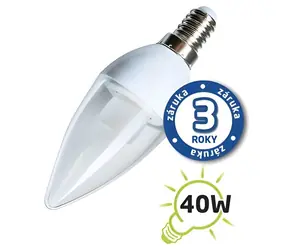 Tipa LED žiarovka C37 E14 5W