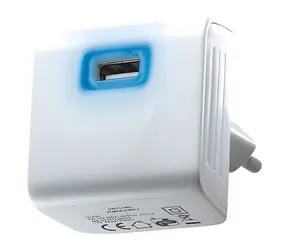 DC08 USB adaptér biely / Nabíjací adaptér / 5V / 2400mA