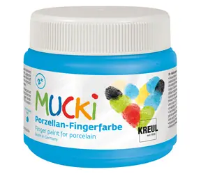 KREUL Prstová farba na porcelán MUCKI modrá