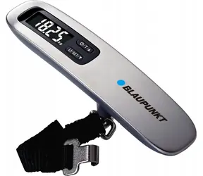 Blaupunkt LGS501 strieborná / Váha na batožinu / Elektronická / do 50 kg / funkcia tárovania