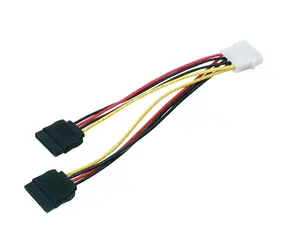 Valueline Y napájací kábel Molex - SATA / Napájací kábel / 0,15 m