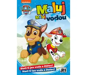 JIRI MODELS Vodové omaľovánky Tlapková patrola / Vodové omaľovánky / 8 obrázkov / Formát A5