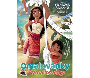 JIRI MODELS Omaľovánky Vaiana 2 / Omaľovánky / 16 strán / A4