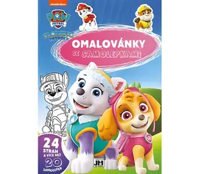 JIRI MODELS Omaľovánky Tlapková Patrola / A4 / 24 strán / 20+ samolepiek