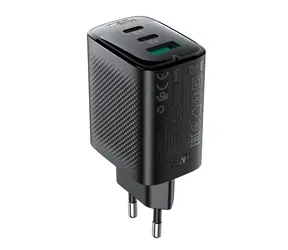 Acefast A108 čierna / Nabíjačka / GaN / PD 67W / 2x USB-C / 1x USB-A