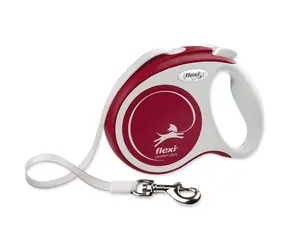 Flexi Comfort PLUS XS červené / Vodítko / opasok 3 m / samonavíjacie / do 12 kg