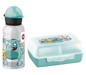 Emsa Monster 0,4 l tyrkysová / Detská fľaša / PP/Tritan