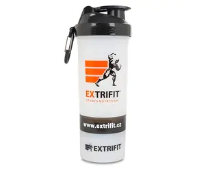 Extrifit Triple transparentný / Šejker / 600 ml