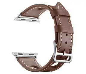 X-SITE Kožený remienok pre Apple Watch 42/44/45/49mm hnedá / Remienok / Apple Watch / Kožený