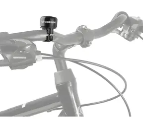 Wozinsky WDR-B1 čierna / Zvonček na bicykel / mechanický / hliníkový