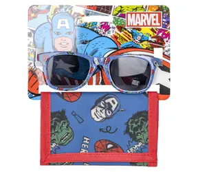 CERDÁ Set slnečné okuliare a peňaženka Avengers / Detské / UV filter