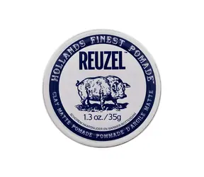 Reuzel Hollands Finest Pomade Clay Matte Pomade Pre definíciu a tvar vlasov 35 g
