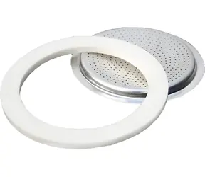 Bialetti Náhradné tesnenie a filter pre indukčné moká kanvicu 6 šálok / Náhradný diel / 1 tesnenie + 1 filter