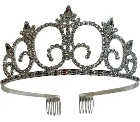 SPARKYS Čelenka Diamond Queen PINK / Karnevalový doplnok / Kov