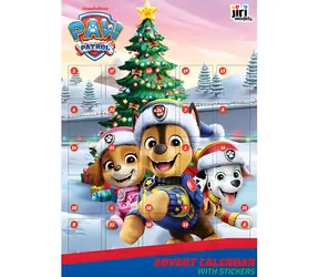 JIRI MODELS Adventný kalendár Tlapková patrola / So samolepkami / 24 okienok