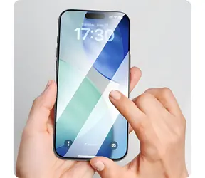 Comma Dun Series čierny rámček / Ochranné sklo / Apple iPhone 18 Pro