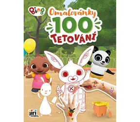 JIRI MODELS Omaľovánky s tetovaním Bing / 24 strán / 100 tetovačiek